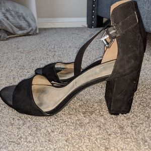 Faux Suede Old Navy Block Heel Sandal